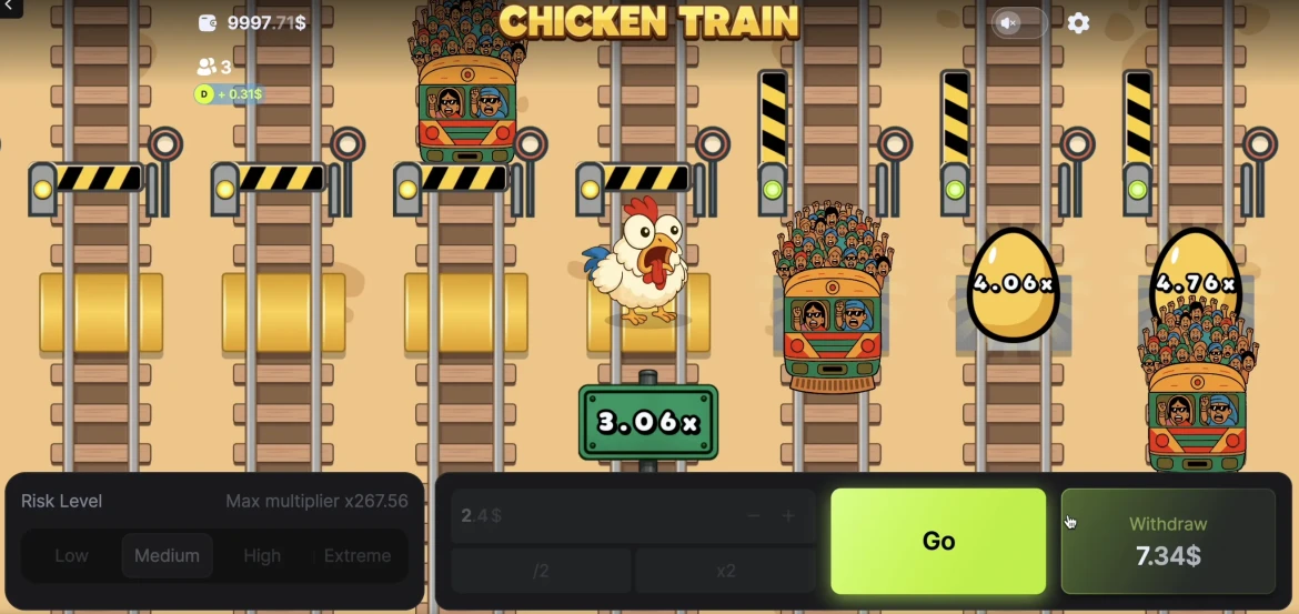 Chicken vs Train