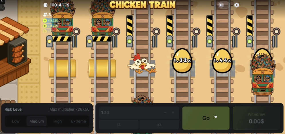 Chicken vs Train demo